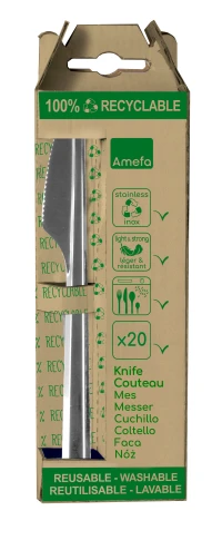 Mes Leaves® (rvs) - Wiederverwendbar - 165 mm - 20 Stk/Pck