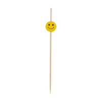 Smiley Bambus Spieße - 150 St./Pack.