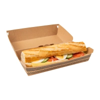 Baguettebox 210x107mm Maori - 300 St./Karton