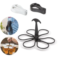 Becherhalter Schwarz für 6 Becher