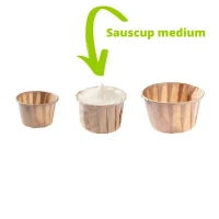 PortieCup Braun Mittelgroß: 55 ml - 2OZ - 5.000 Stück
