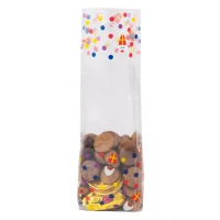 Blockbodenbeutel 70 + 40 x 220 mm Nikolaus - 1.000 Stück