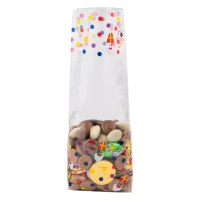 Bodenbeutel 100 + 60 x 280 mm Nikolaus - 1.000 Stück