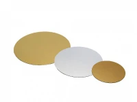 Kartonrondellen Gold/Silber ø160 mm - 1.000 Stück