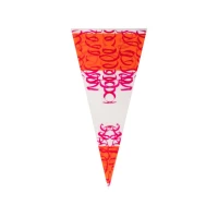 Spitztüte Orange/Rot - 180 x 370 mm - 0,5 Pfund - 1.000 Stück