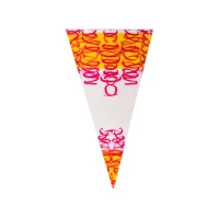 Spitztüte Gelb/Rot - 180 x 370 mm - 0,5 Pfund - 1.000 Stück