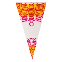 Spitztüte Gelb/Rot - 250 x 460 mm - 1 Pfund - 1.000 Stück