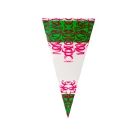 Spitztüte Grün/Rot - 180 x 370 mm - 0,5 Pfund - 1.000 Stück