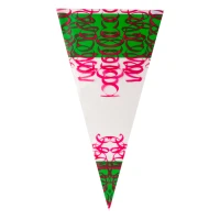 Spitztüte Grün/Rot - 250 x 460 mm - 1 Pfund - 1.000 Stück