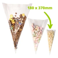 Spitztüte Transparant - 180 x 370 mm - 0,5 Pfund - 1.000 Stück