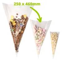 Spitztüte Transparant - 250 x 460 mm - 1 Pfund - 1.000 Stück