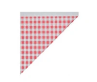 Papierkegeltüte K17 – 170 mm – Rotes Karo - 5 kg/Karton