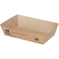 Pommes-Schale A9 - Karton - 12x7x3,5 cm - "Notpla" - 840 Stk/Karton