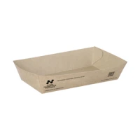 Pommes-Schale A13 - Karton - 15x7x3,5cm - „Notpla“ - 540 Stk/Karton
