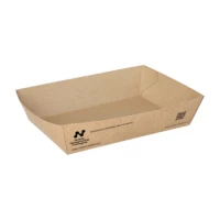Pommes-Schale A50 - Karton - 16x11x4 cm - "Notpla" - 480 Stk./Karton