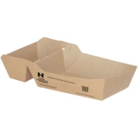 Pommes-Schale A9+1 - Karton - 16x6,5x3,5cm - „Notpla“ - 480 Stk/Karton