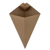 Pommes Tüte (mit Soßefach) groß Kraft - 1.000 Stk./Pck.