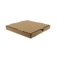 Pizzakartons Kraft - 26x26x3cm - 50 St/ds.
