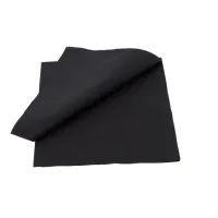 Servietten Zellulose 2-lagig 25x25cm Schwarz - 6.000 Stk./Pack.