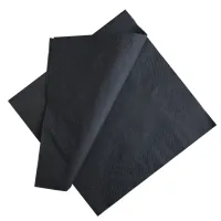 Servietten Zellulose 2-lagig 33x33cm Schwarz - 3.000 St./Karton