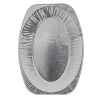 Aluminium Servierschale Oval 35cm - 100 Stk/Pck