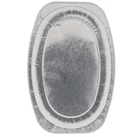 Aluminium Servierschale Oval 55cm - 50 Stk./Pck.