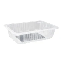 Menübox PP 190/50 1V Transparent - 480 Stk./Karton