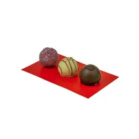 Bodenkarton für Blockbodenbeutel 120 + 70 x 330 mm, Rot (1000 Stück)