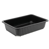 Lebensmittelschale PP mp2500 Schwarz 60mm - 324 St./Karton