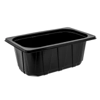 Gastro 1/4 PP Thermoform 265/100mm Schwarz - 240 Stk./Karton