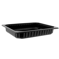 Gastro Half PP Thermoform 325/50mm Schwarz - 196 Stk/Ktn.