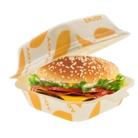 XPS-Hamburgerbox Weiß - 500 Stk./Karton