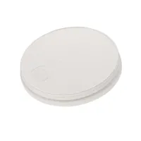 Deckel für Kaffeebecher Ø80 mm – Karton weiß mit Trinklippe