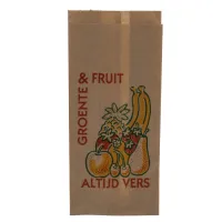 Papiertüte 0,5 Pfund Kraftpapier (Nr. 0) – Obst und Gemüse „Altijd Vers“ – Karton 10 kg