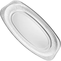 Aluminium Servierschale Oval 55cm - 50 Stk./Pck.
