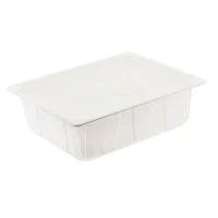 Gastro Half PP Thermoform 325/100mm Weiß - 100 Stk./Pkg.