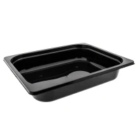 Kunststoffbehälter PP 1/2 G IM Schwarz 60mm - 720Stk/Karton