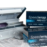 Kunststoffspender + Cateringfolie (6er-Pack) Vorteilsset - 45 cm