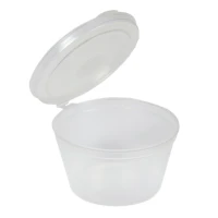 Abdeckbecher mit festem Deckel PP - ø50mm - 30cc - 1.000 Stk/Pack.