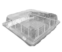 Blisterverpackung für Gebäck/Brötchen APET 24x23,2x10cm - 210 Stk/Ktn
