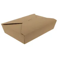Kraft-Menübox 212x155x48mm - 200 Stk/Karton.