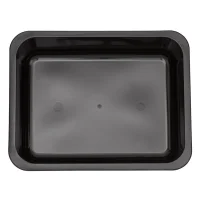 PP Menüschale Ecofit - 227/50 Schwarz - 1-Fach - 227x177x50mm