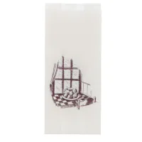 Papierene Pfannkuchentüte 3 Pfund – Verpackung für Pfannkuchen - Karton 10 kg