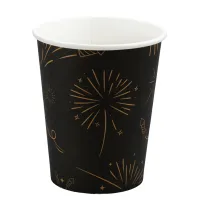 Pappbecher Neujahrsfeuerwerk 200cc/8oz - 1.000 Stk./Krt.