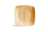 Palmblatt Teller Quadratisch 1-Fach 15x15cm - 72 Stk/Karton