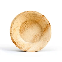 Palmblatt Schalen Rund 13cm - 100 Stück (4x25)