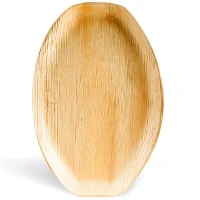 Palmblatt Catering-Schale Oval 37x25x3cm - 30 Stk/Pck