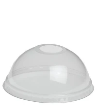 Domdeckel (PET) Ø95mm mit Öffnung - 1.000 Stk./Karton