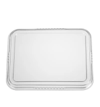 Deckel niedrig PP/CPET für Tablett 227x177mm APET – 250 Stk./Karton