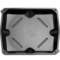 Hi-Tapas Servierschale rPET Schwarz 1-Fach - 100 Stk/Pck.